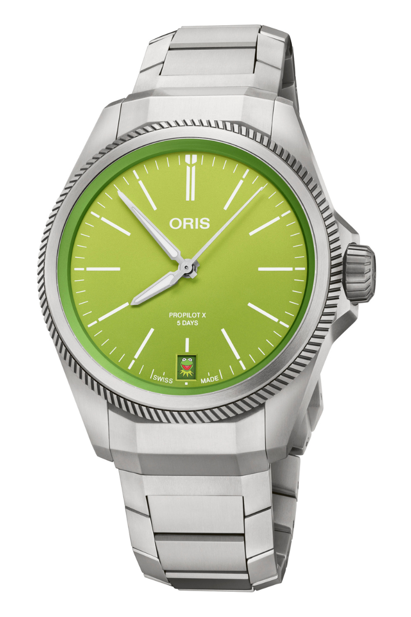 Oris PROPILOT X KERMIT EDITION 01 400 7778 7157-Set