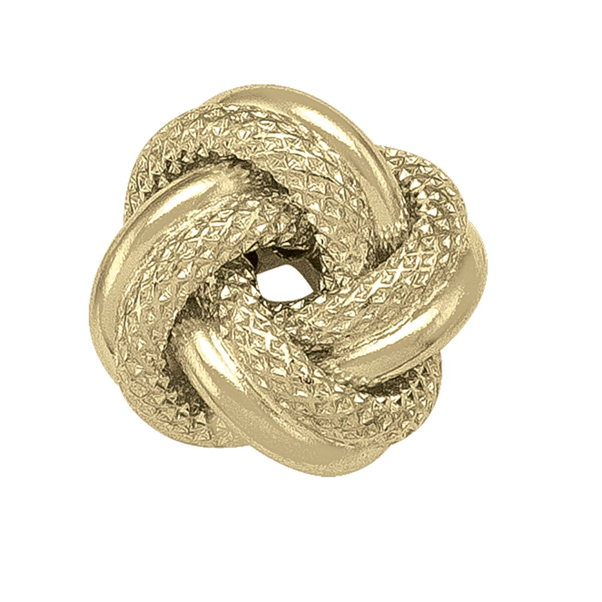 10K, Yellow Gold Fancy Circle Textured Earrings, 12mm,  GBJ-N4821