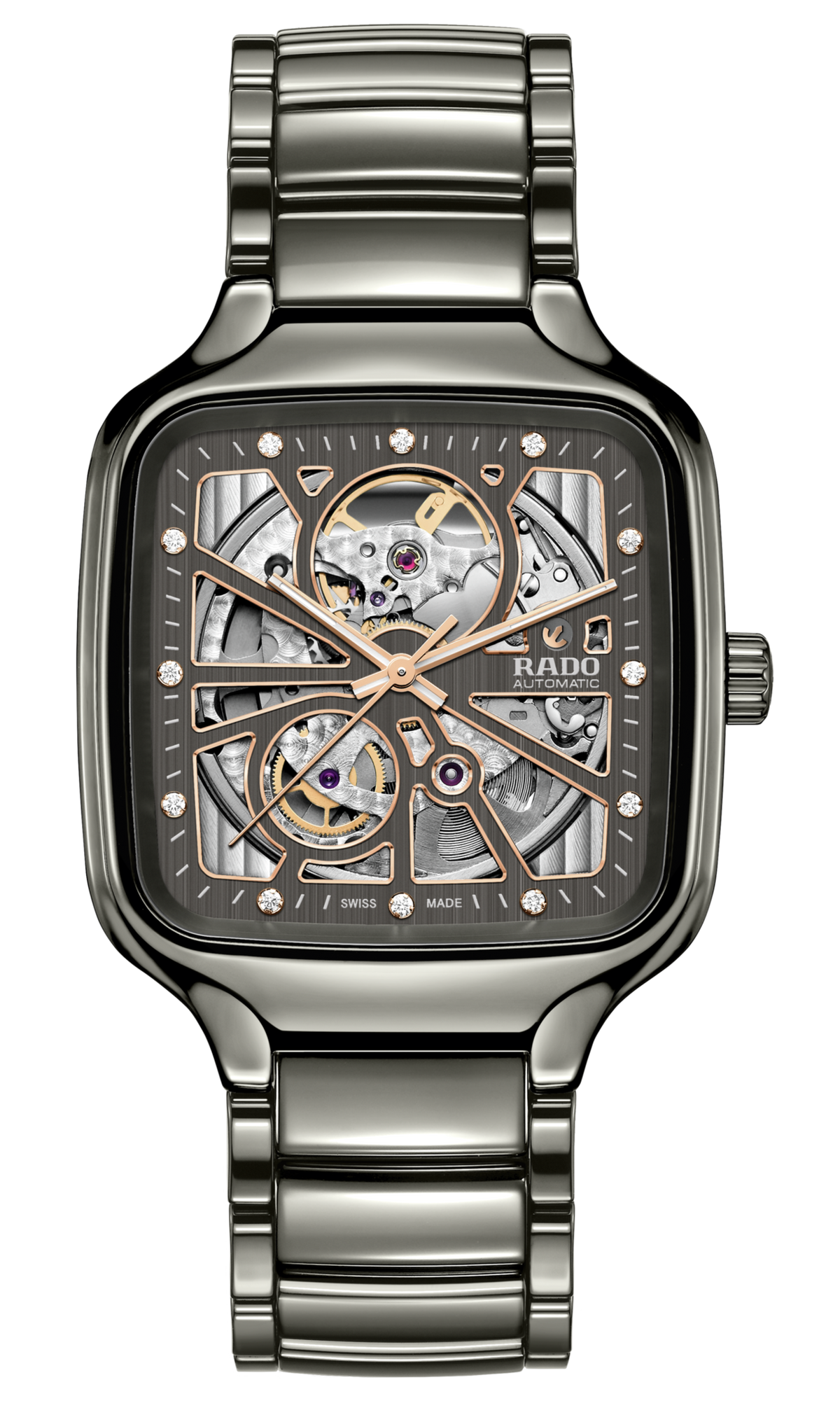 True Square Automatic Open Heart R27083712