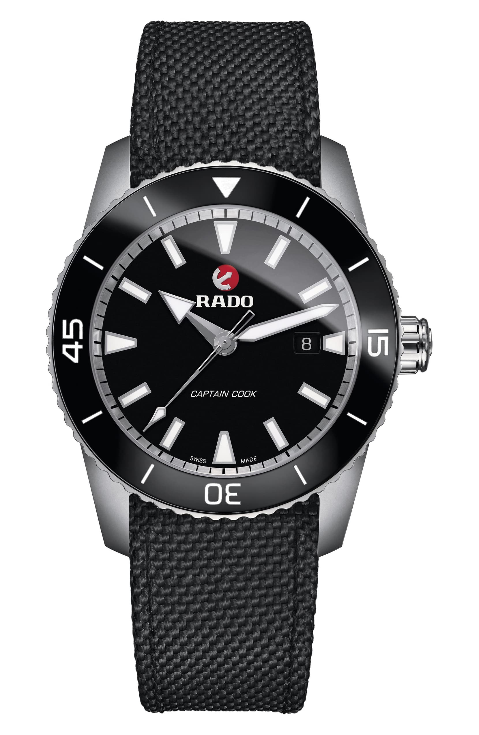 RADO CAPTAIN COOK BLACK DIAL R32501156 Gem Bijou