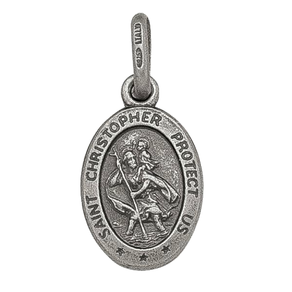 ST. CHRISTOPHER MEDAL STERLING SILVER