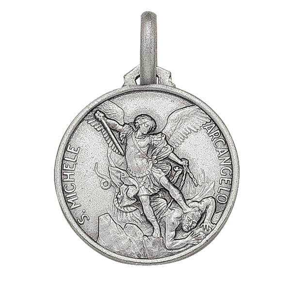 ST. MICHAEL MEDAL STERLING SILVER