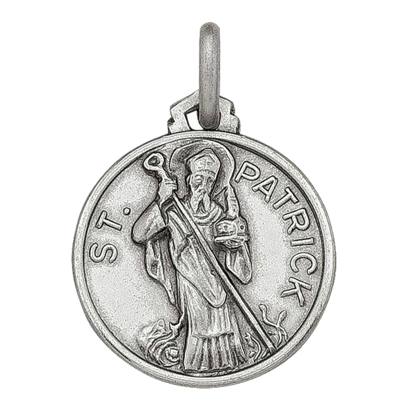ST. PATRICK MEDAL STERLING SILVER