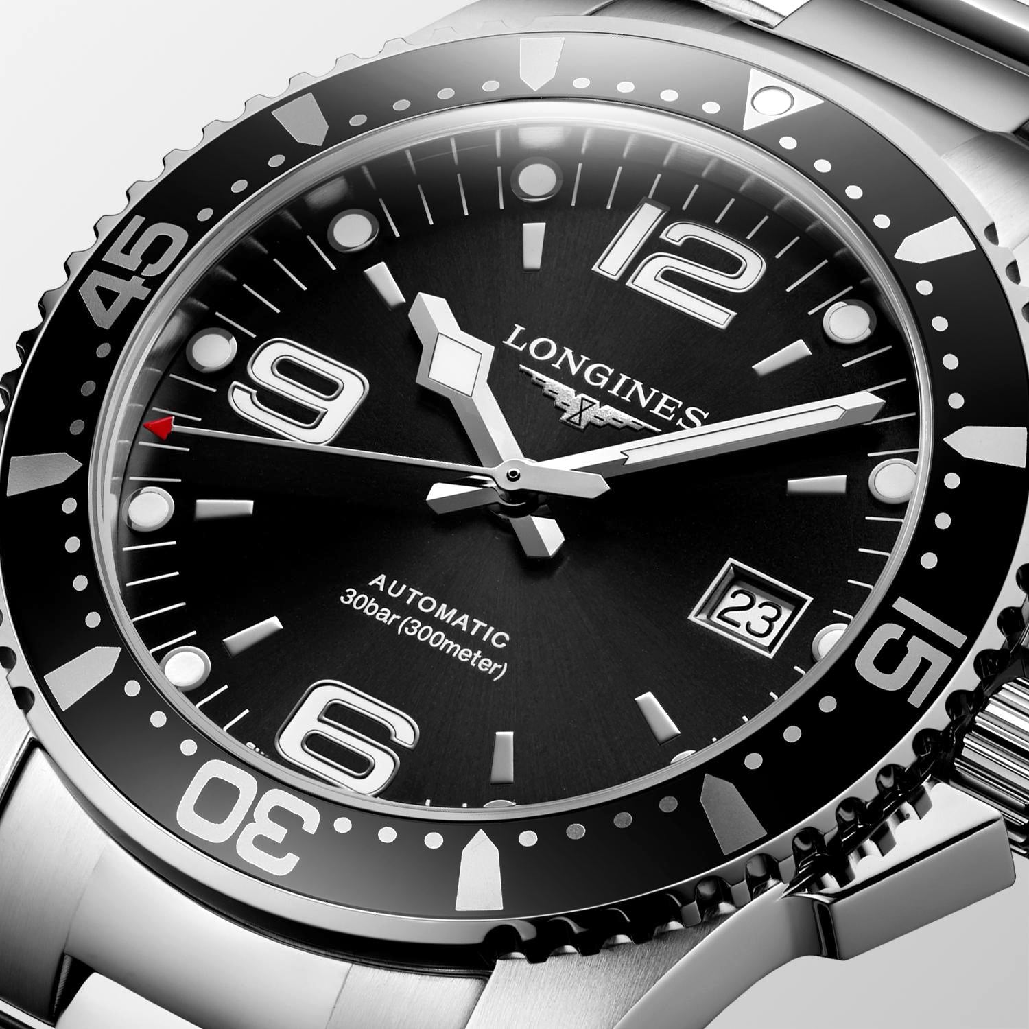 LONGINES HYDROCONQUEST 41MM AUTOMATIC DIVING WATCH L37424566 Gem