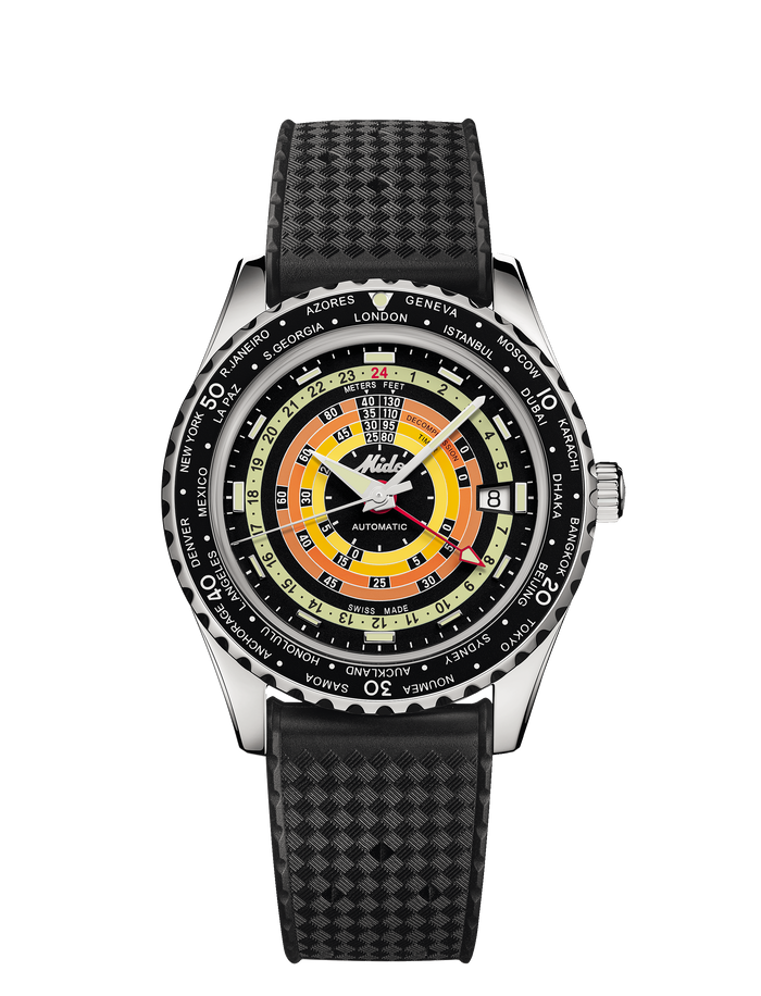 MIDO OCEAN STAR DECOMPRESSION WORLDTIMER M026.829.17.051.00
