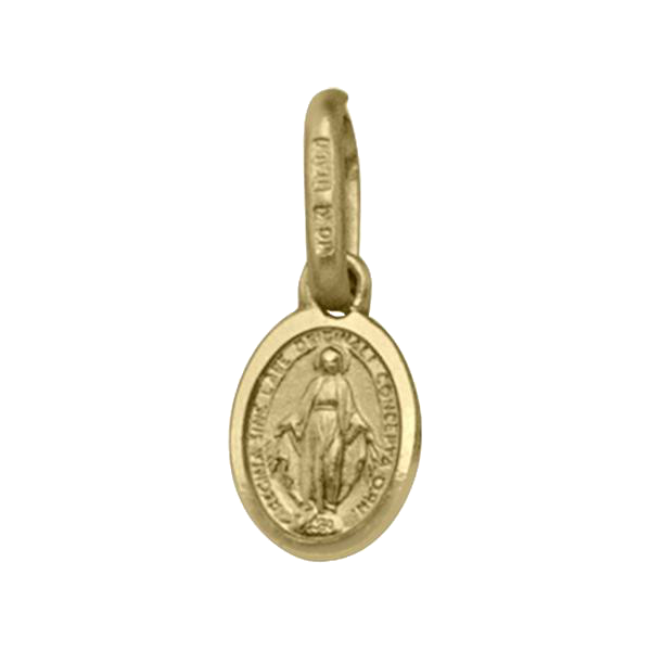 MIRACULOUS MEDAL YELLOW GOLD SOLID
