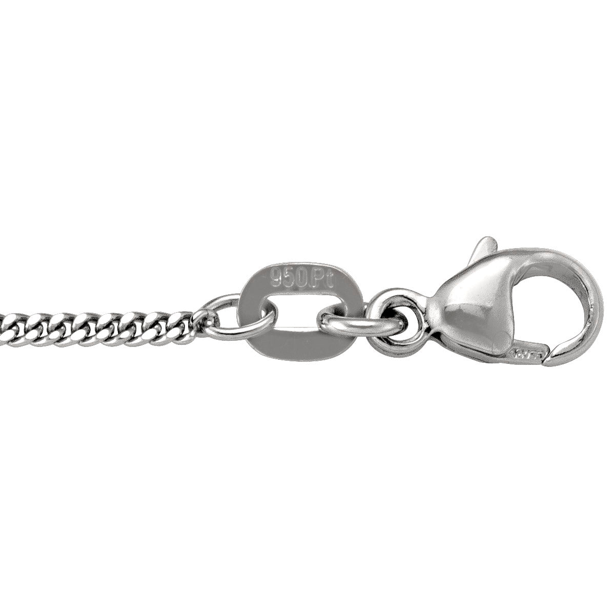 CHAINS PLATINUM SOLID CURB LINK 