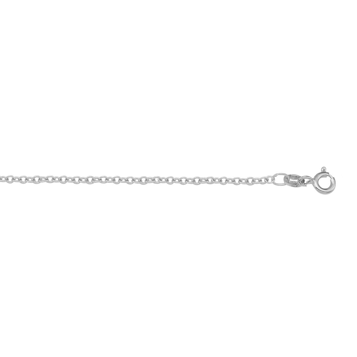 CHAINS WHITE GOLD OPEN CABLE LINK (SP ) 