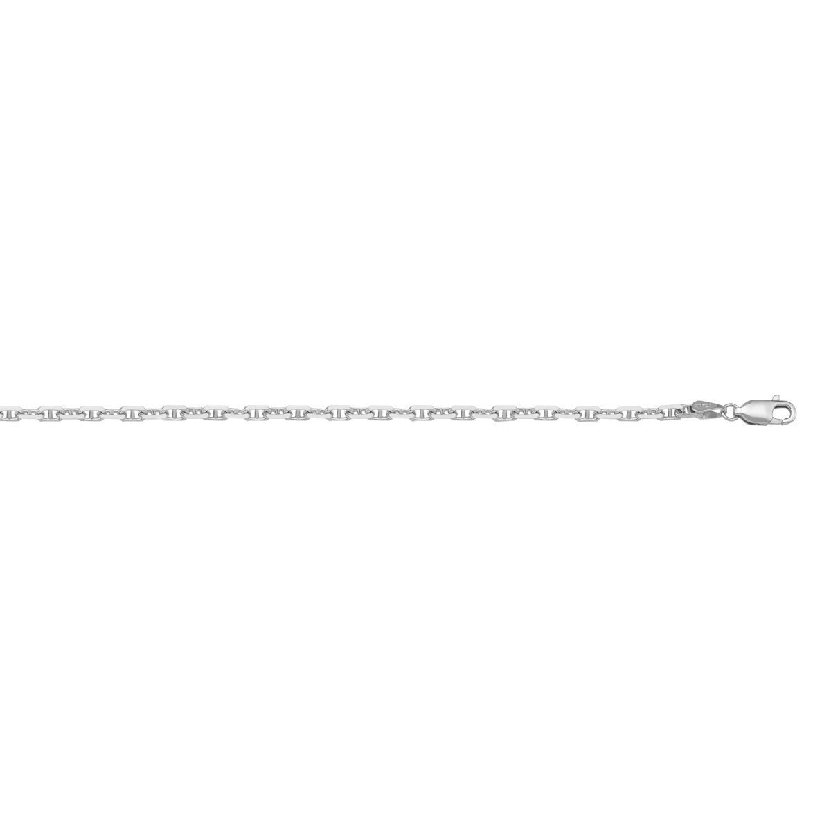 GOLD CHAIN WHITE GOLD SOLID ANCHOR LINK (SP ) 
