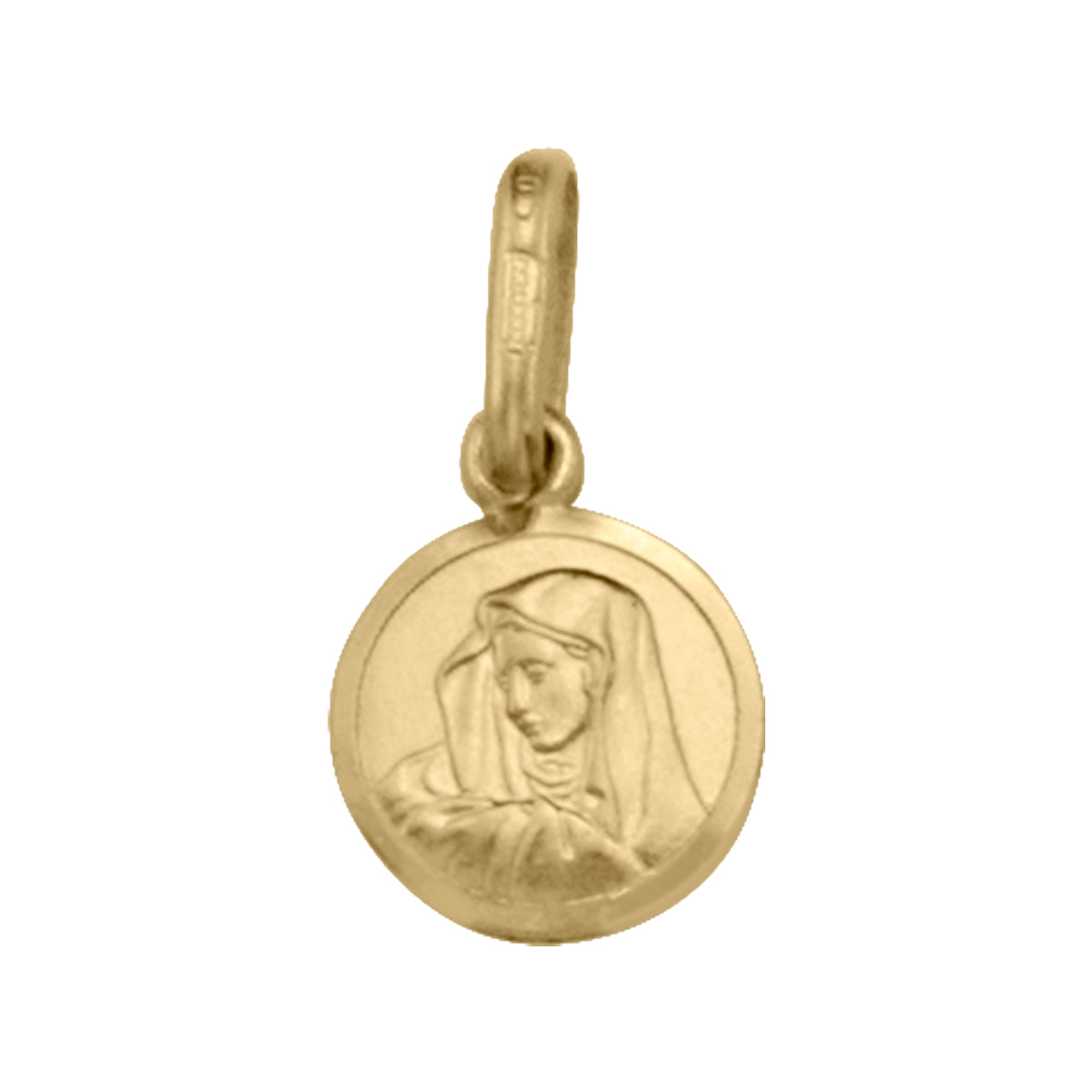 MADONNA MEDAL YELLOW GOLD SOLID