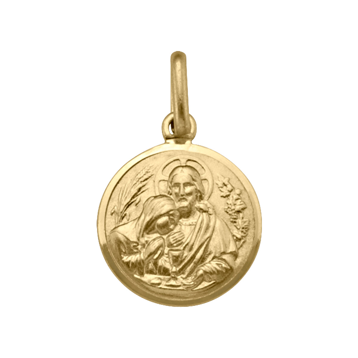 COMMUNION MEDAL YELLOW GOLD SOLID