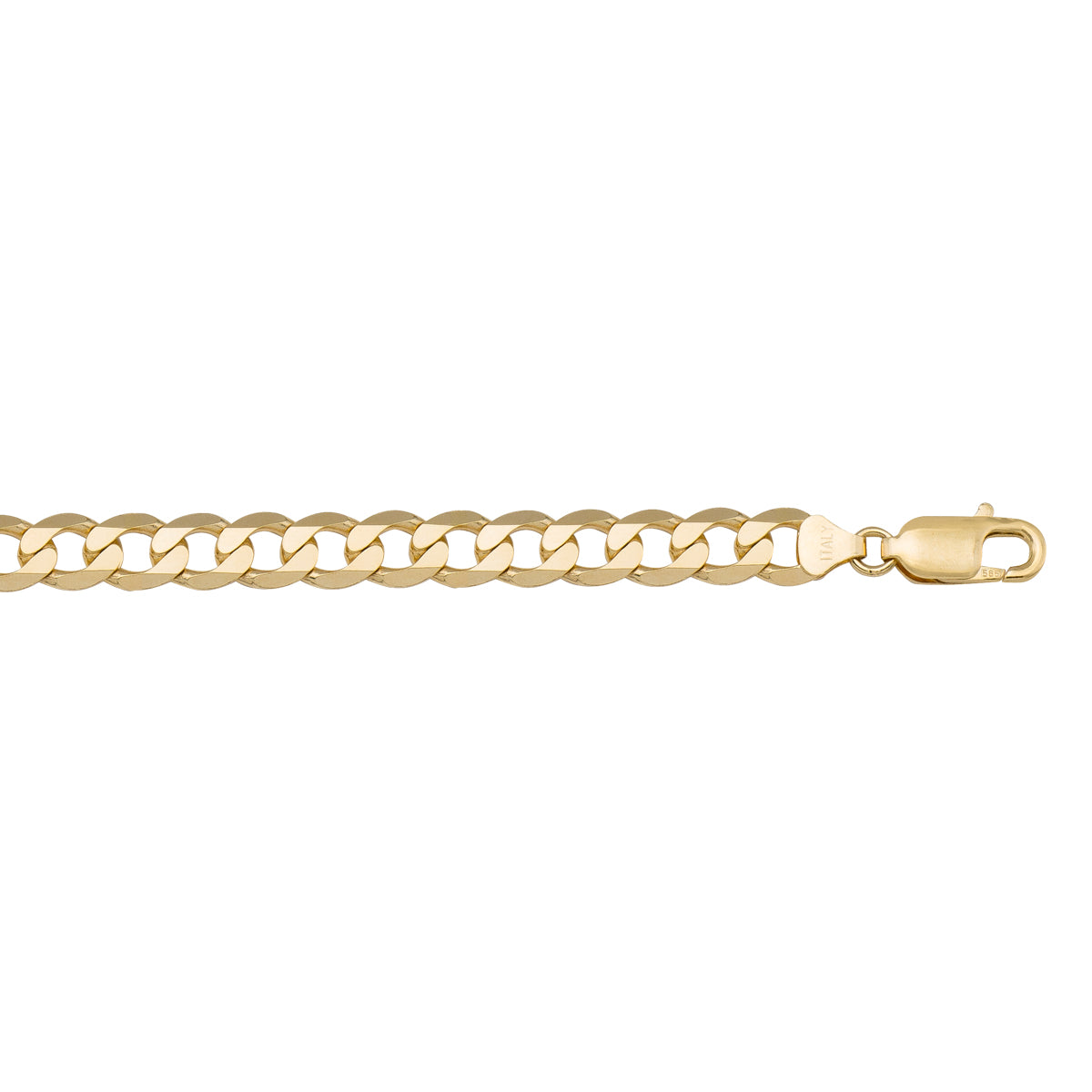 BRACELETS YELLOW GOLD SOLID OPEN LINK CHAIN