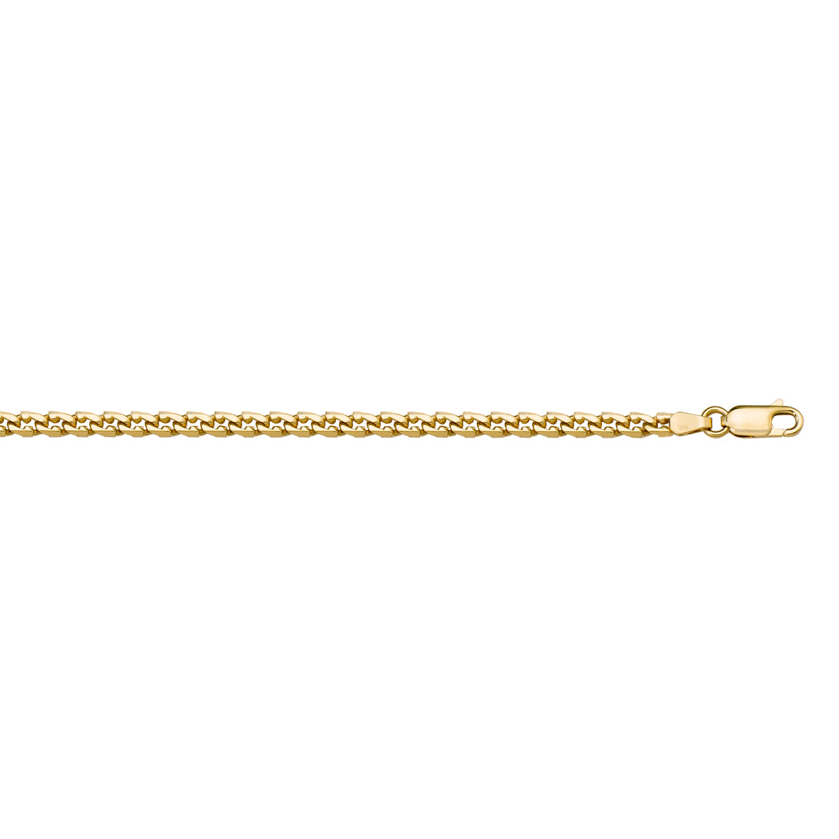 BRACELETS YELLOW GOLD SOLID L.F. LINK CHAIN