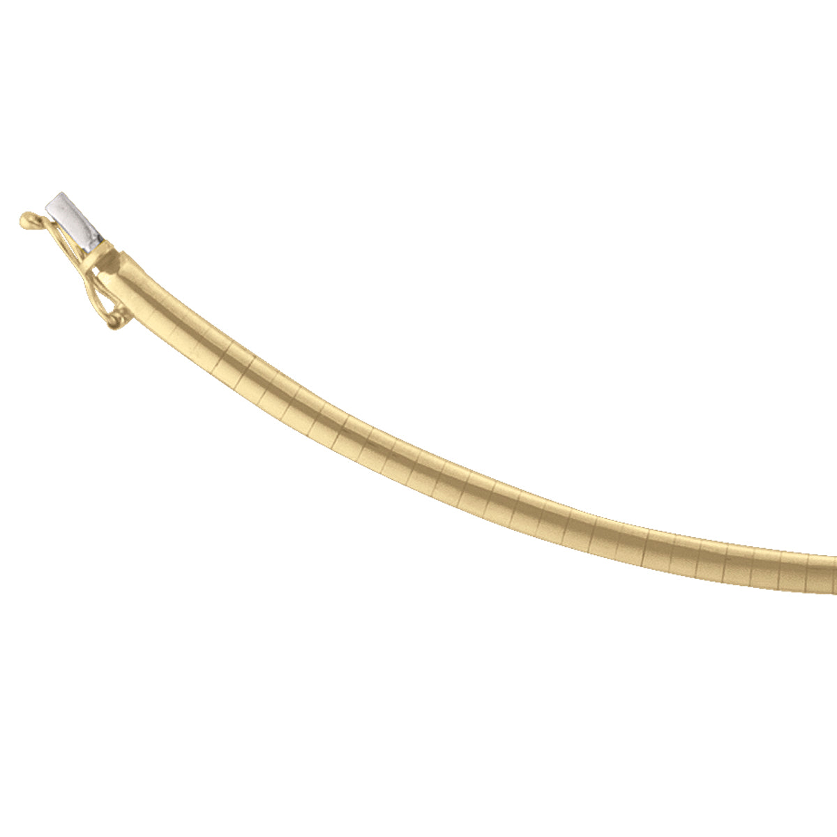 NECKALES YELLOW GOLD SOLID DOMED OMEGA 