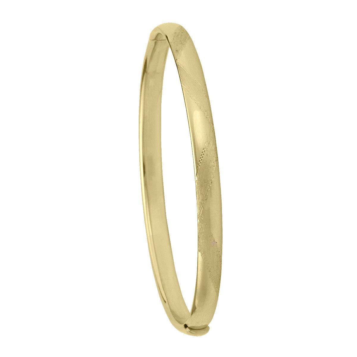 BANGLES YELLOW GOLD HOLLOW WITH DESIGN