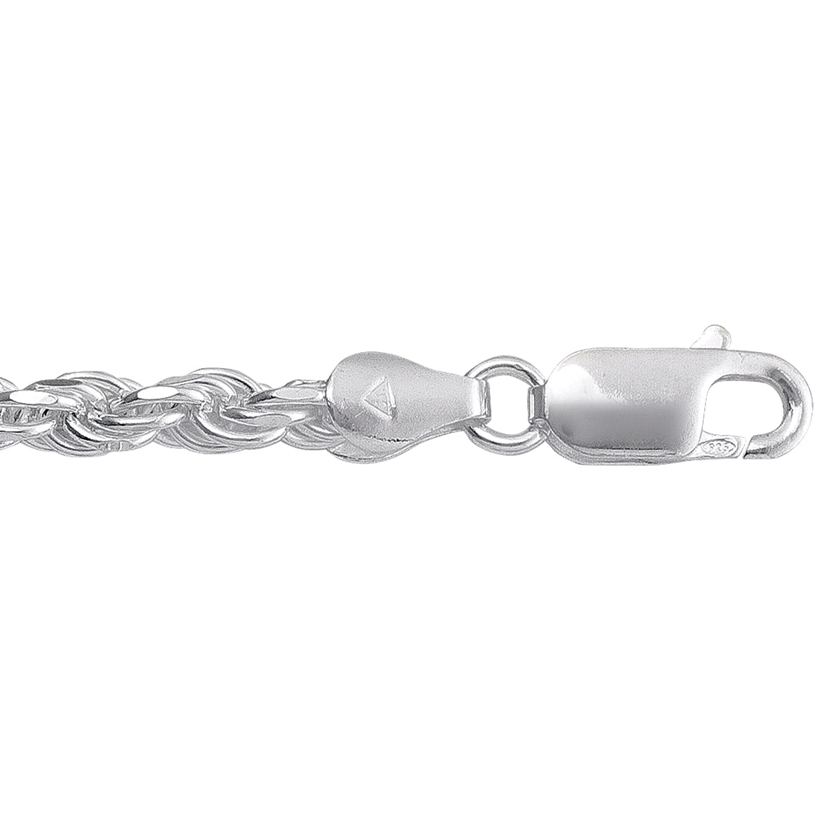 SILVER HOLLOW ROLO LINK CHAIN