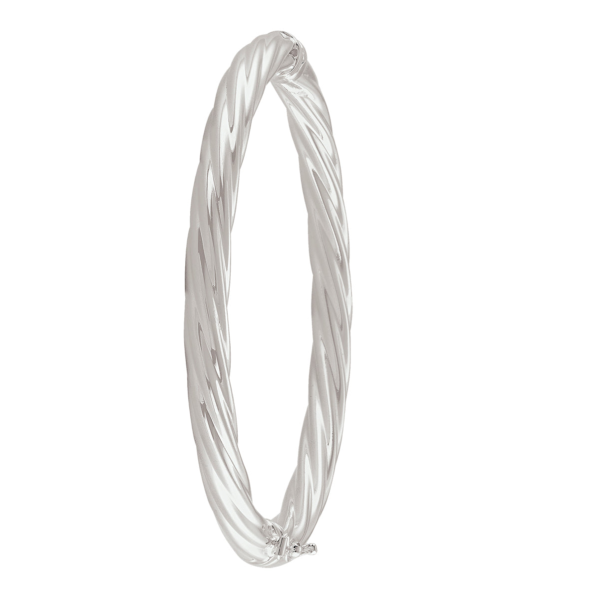 BANGLES STERLING SILVER TWISTED 
