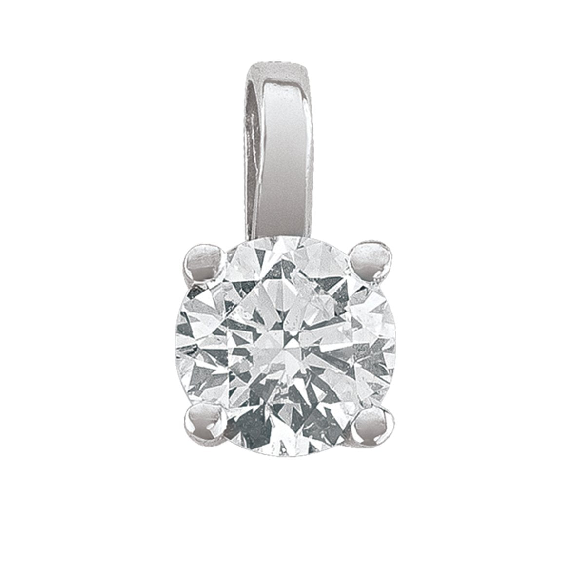 DIAMOND 4-CLAW SOLITAIRE PENDANTS (AVAILABLE IN VARIOUS STONE SIZE).
