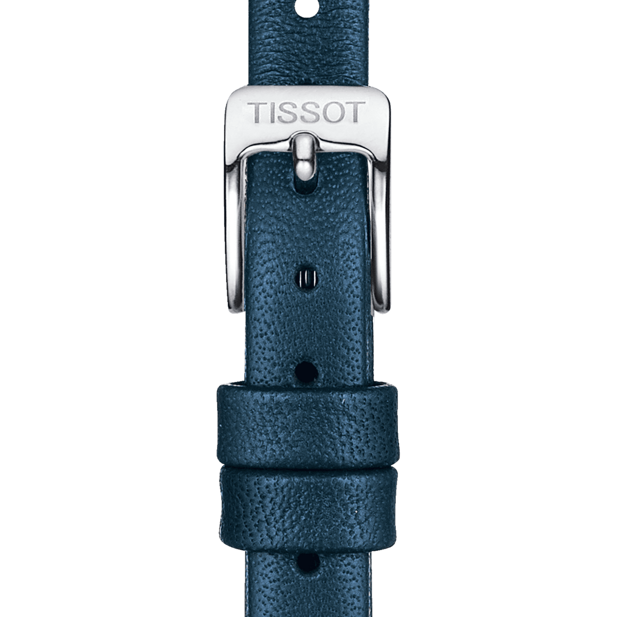 TISSOT OFFICIAL BLUE LEATHER STRAP LUGS 09 MM