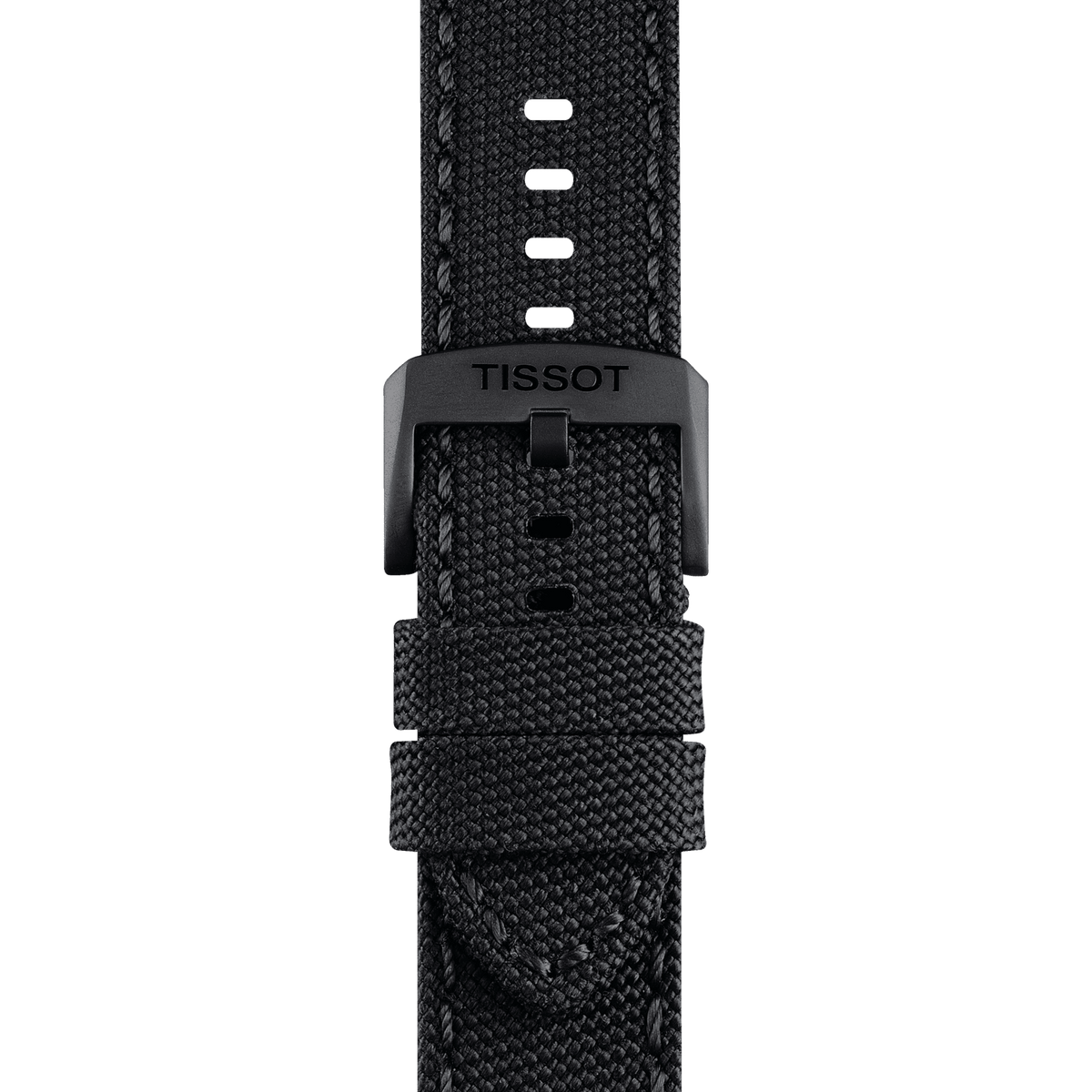 TISSOT OFFICIAL BLACK FABRIC STRAP LUGS 22 MM