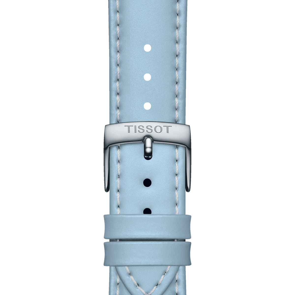 TISSOT OFFICIAL BLUE LEATHER STRAP LUGS 18 MM